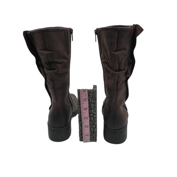 NWT Clarks Women's Brown Leather Mani Juniper Side Zip Boots Size 7M - Picture 11 of 16